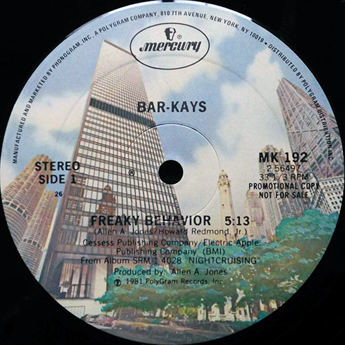 BAR-KAYS // FREAKY BEHAVIOR (5:13) – next records japan