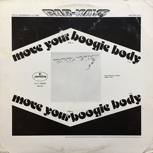 BAR-KAYS // MOVE YOUR BOOGIE BODY (6:16/3:44)