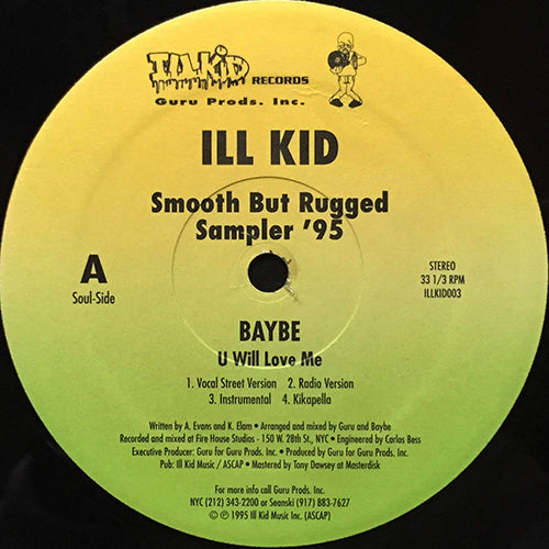 BAYBE / FORBIDDEN FRUIT // SMOOTH BUT RUGGED SAMPLER '95 (EP) inc. U WILL LOVE ME (4VER) / CUP OF LIFE (4VER)