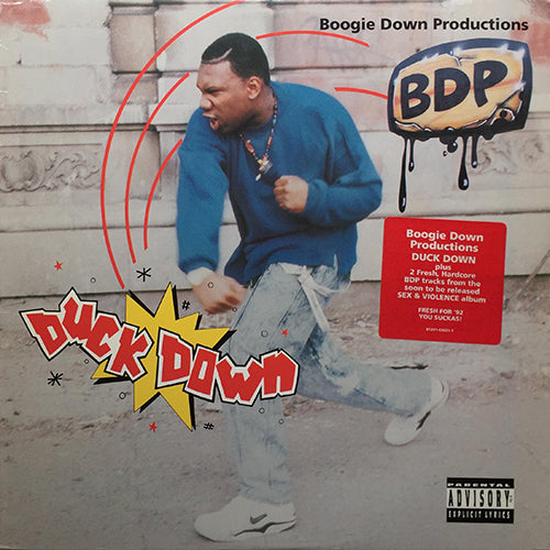 BOOGIE DOWN PRODUCTIONS // DUCK DOWN (3VER) / WE IN THERE (2VER) / LIKE A THROTTLE