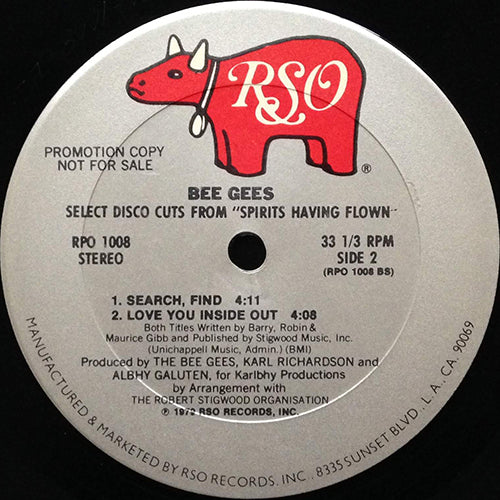 BEE GEES // TRAGEDY (5:00) / SEARCH, FIND (4:11) / LOVE YOU INSIDE OUT (4:08)