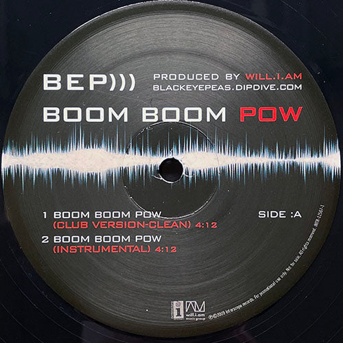 BLACK EYED PEAS // BOOM BOOM POW (4VER)