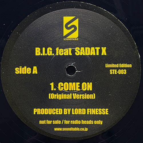NOTORIOUS B.I.G. feat. SADAT X // COME ON (3VER)