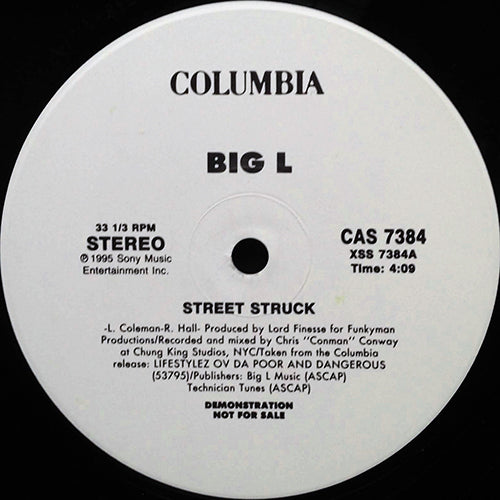 BIG L // STREET STRUCK (4:09) / (INSTRUMENTAL) (4:10) – next records japan