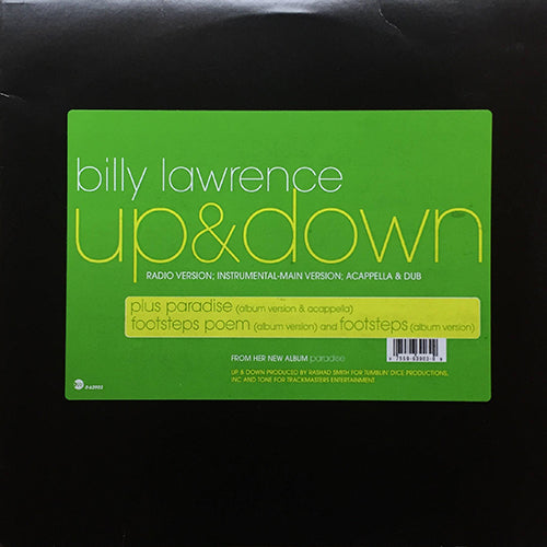 BILLY LAWRENCE // UP & DOWN (4VER) / PARADISE (2VER)