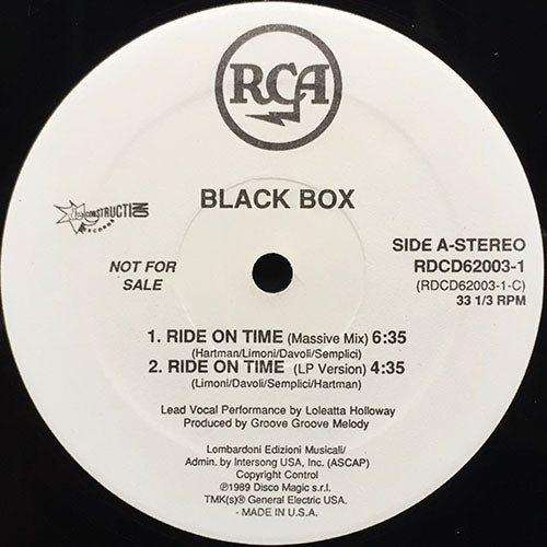 BLACK BOX // RIDE ON TIME (4VER)