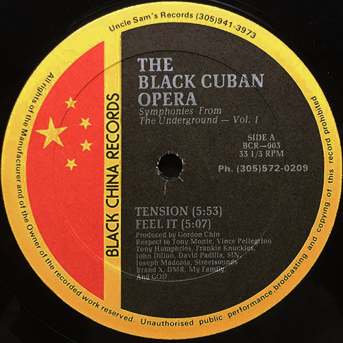 BLACK CUBAN OPERA // SYMPHONIES FROM THE UNDERGROUND (EP) inc. TENSION / FEEL IT / DRIFTIN / I GOT A FEELIN