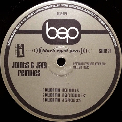 BLACK EYED PEAS // JOINT'S & JAM (REMIX) (6VER)
