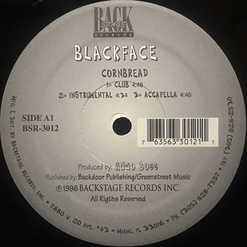 BLACKFACE // CORNBREAD (3VER) / SESSION (3VER)