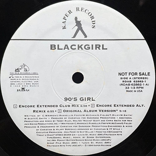 BLACKGIRL // 90'S GIRL (5VER)