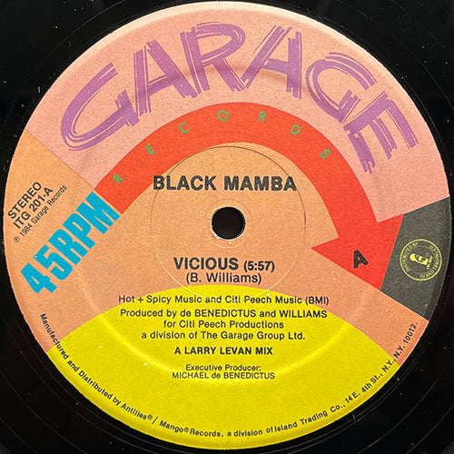 BLACK MAMBA // VICIOUS (5:57/3:30) / (A CAPPELLA) (0:58) / (INSTRUMENTAL) (5:35)