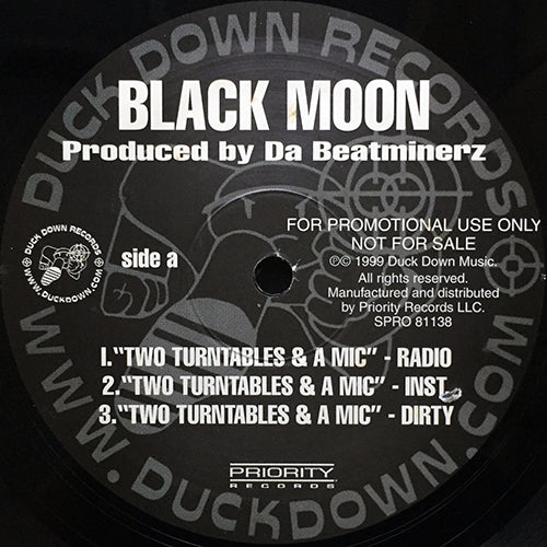 BLACK MOON // TWO TURNTABLES & A MIC (3VER) / ONE-TWO (3VER)