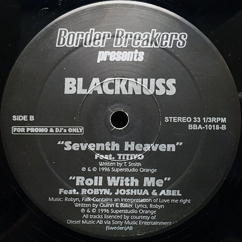 BLACKNUSS // GETAWAY / LAST NIGHT A DJ SAVED MY LOVE / SEVENTH HEAVEN / ROLL WITH ME