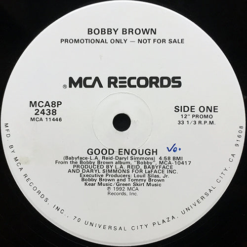 BOBBY BROWN // GOOD ENOUGH (LP VERSION) (4VER)