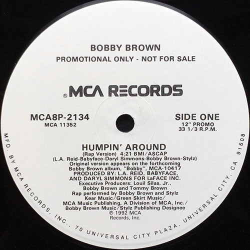 BOBBY BROWN // HUMPIN' AROUND (3VER)