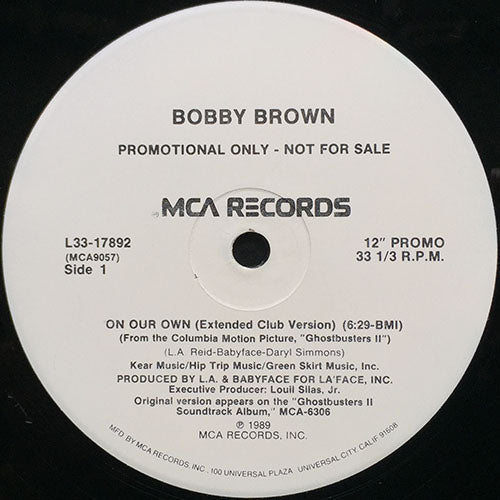BOBBY BROWN // ON OUR OWN (4VER)