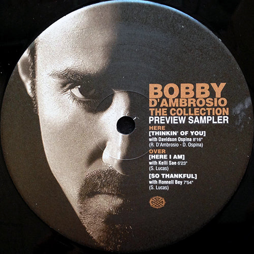 BOBBY D'AMBROSIO // THE COLLECTION PREVIEW SAMPLER (EP) inc. THINKIN' OF YOU / HERE I AM / SO THANKFUL