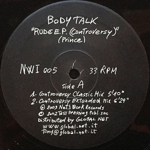 BODY TALK // CONTROVERSY (3VER)