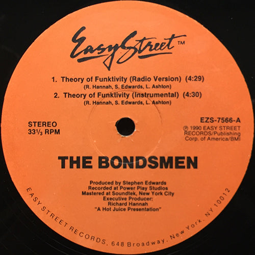 BONDSMEN // THEORY OF FUNKTIVITY (3VER) / GET ON