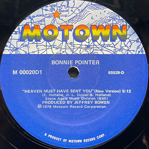 BONNIE POINTER // HEAVEN MUST HAVE SENT YOU (6:59) / NEW VERSION (5:12)