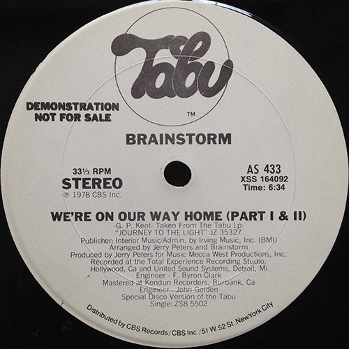 BRAINSTORM // WE'RE ON OUR WAY HOME (PART I & II) (6:34/3:44)