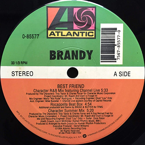 BRANDY feat. CHANNEL LIVE // BEST FRIEND (CHARACTER MIX & LP VERSION) (7VER)