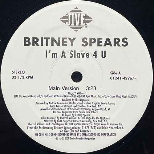 BRITNEY SPEARS // I'M A SLAVE 4 U (2VER)