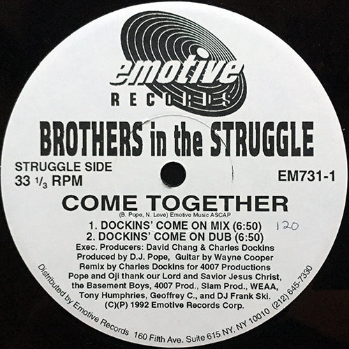 BROTHERS IN THE STRUGGLE // COME TOGETHER (5VER)