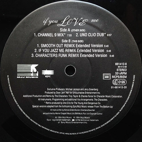 BROWNSTONE // IF YOU LOVE ME (UK REMIX & JAZZ REMIX) (5VER)