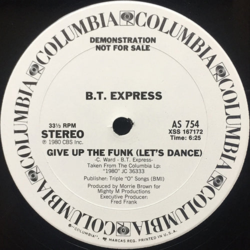 B.T. EXPRESS // GIVE UP THE FUNK (LET'S DANCE) (6:25)