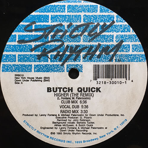 BUTCH QUICK // HIGHER (REMIX) (4VER)