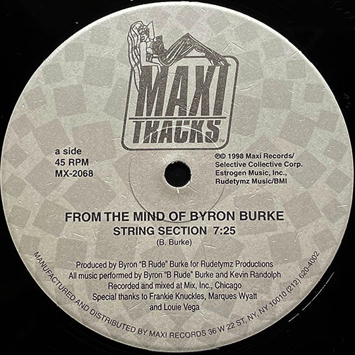FROM THE MIND OF BYRON BURKE // STRING SECTION / HARMATTAN