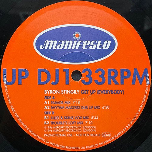 BYRON STINGILY // GET UP (8VER)