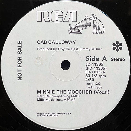 CAB CALLOWAY // MINNIE THE MOOCHER (4:50) / (INSTRUMENTAL) (6:57)