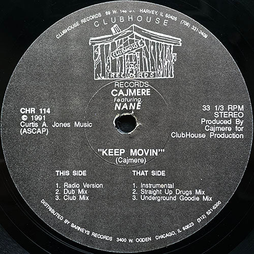 CAJMERE feat. NANE // KEEP MOVIN' (6VER)