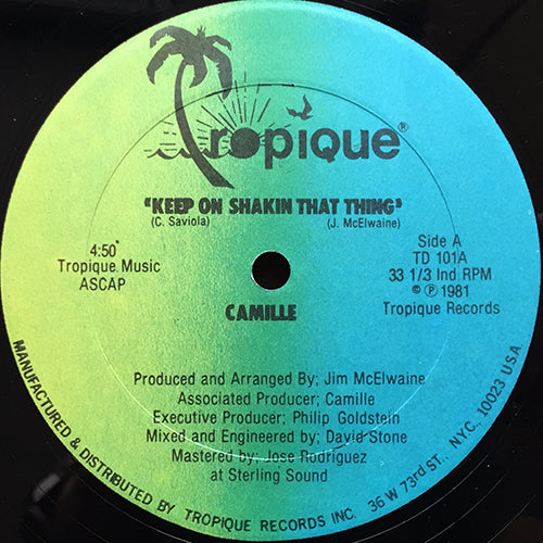 CAMILLE // KEEP ON SHAKIN THAT THANG (5:03) / MORE OF A WOMAN (3:28)