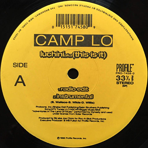 CAMP LO // LUCHINI aka THIS IS IT (3VER) / SWING (2VER)