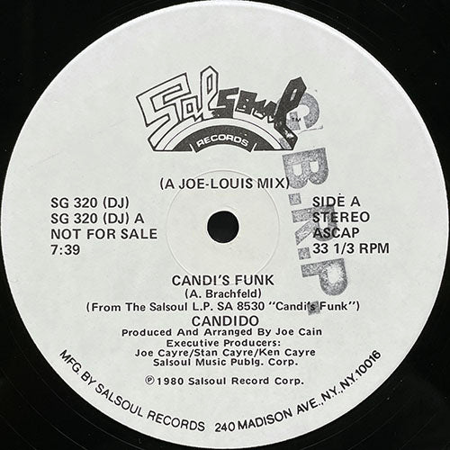 CANDIDO // CANDI'S FUNK (7:39) / SAMBA FUNK (6:56)