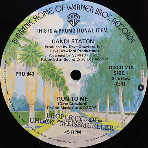 CANDI STATON // RUN TO ME (6:41)