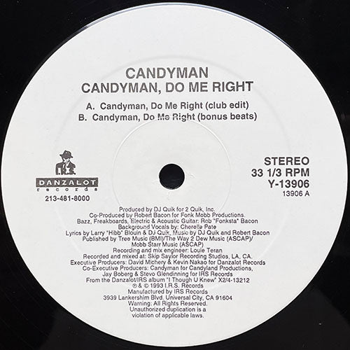 CANDYMAN // CANDYMAN, DO ME RIGHT (4VER)
