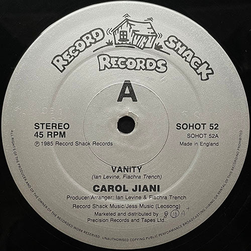 CAROL JIANI // VANITY / (INSTRUMENTAL DUB)