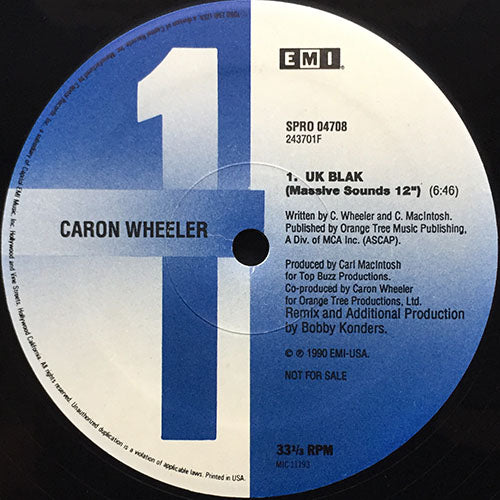 CARON WHEELER // UK BLAK (BOBBY KONDERS REMIX) (3VER)