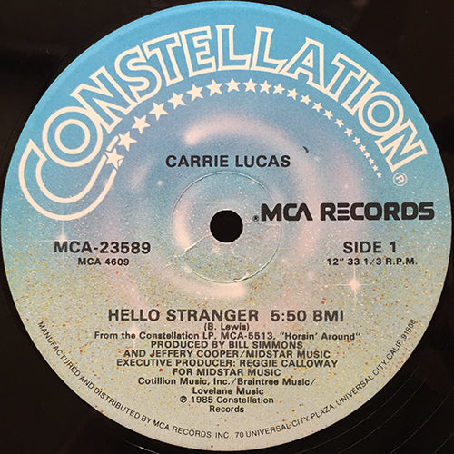 CARRIE LUCAS // HELLO STRANGER (5:50) / SUMMER IN THE STREET (6:00 ...