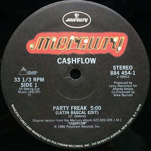 CASHFLOW // PARTY FREAK (4:17) / (LATIN RASCAL EDIT) (5:00) / IT'S JUST A DREAM (4:34)