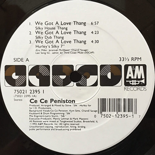 CE CE PENISTON // WE GOT A LOVE THANG (6VER)
