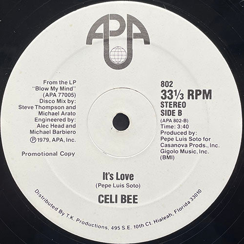 CELI BEE // BLOW MY MIND (7:28) / IT'S LOVE (3:40)