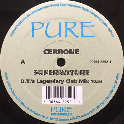 CERRONE // SUPERNATURE (DANNY TENAGLIA REMIX) (2VER)