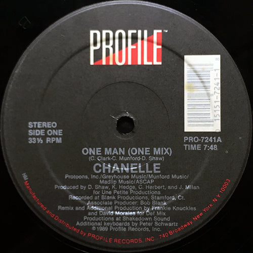 CHANELLE // ONE MAN (ONE MIX) (3VER)