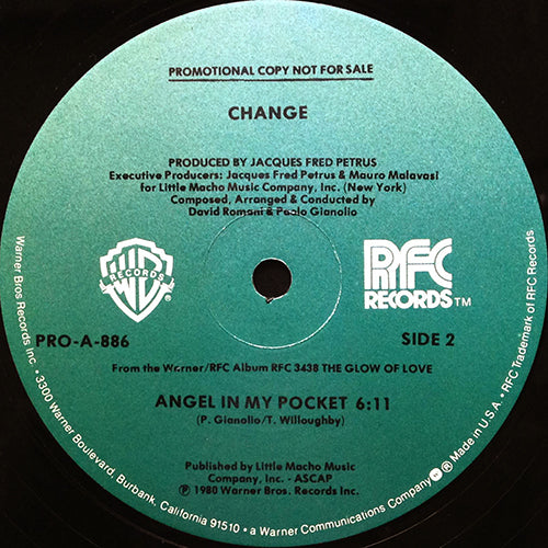 CHANGE feat. LUTHER VANDROSS / JOCELYN BROWN // SEARCHING (8:02) / ANGEL IN MY POCKET (6:11)