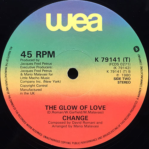 CHANGE // THE GLOW OF LOVE / A LOVER'S HOLIDAY